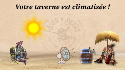T'as chaud ? Ton bar à bières / laser game est climatisé